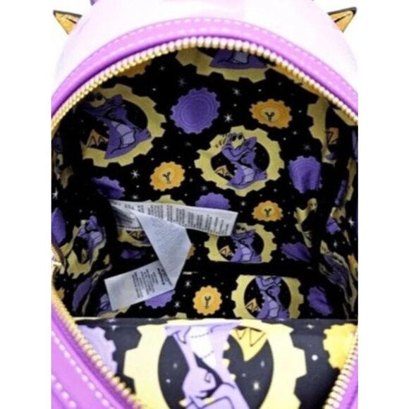 Disney Epcot Figment Shiny Purple Cosplay Loungefly Backpack  display picture 3